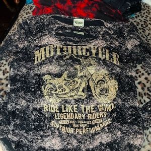 Affliction Harley davidson like shirt